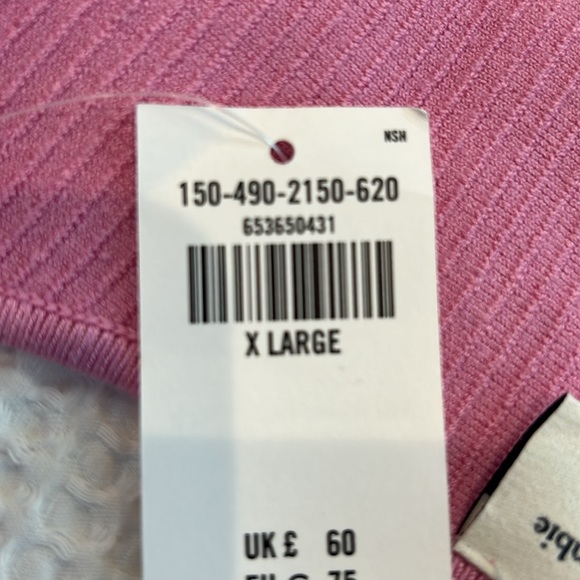 Abercrombie Long-Sleeve Ottoman Squareneck Top in Pink - Picture 5 of 5